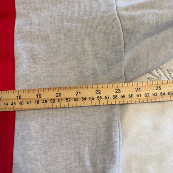 Vintage Disney Hoodie unisex M Red/Blue  Sweatshirt Sweater Mickey Mouse 90s Y2K - Picture 6 of 10